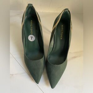 Marc Fisher Garlene2 Women's Green Pumps size 7